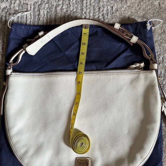 Gently used White Dooney & Bourke hobo - Picture 7 of 10
